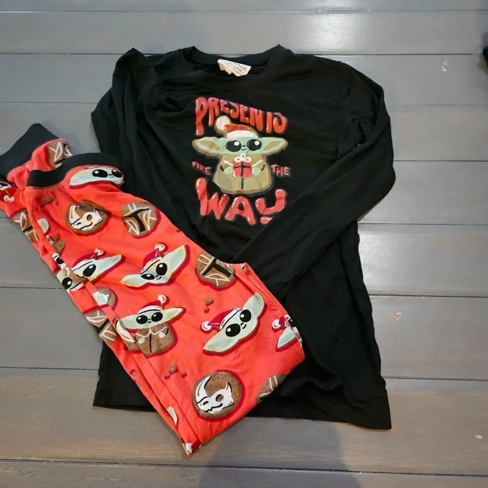 Kid's Boys long sleeve Pajama Two Piece Sets Size 14- Pack Of 3 1 long pant